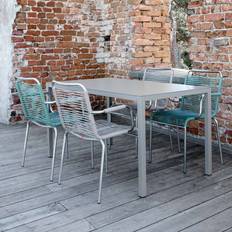 Fiam Garden Table Garden & Outdoor Furniture Fiam Aria Table 80 x 160 cm Cappuccino