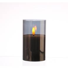 Glas Kaarsen en Accessoires LED Kerze im Glas 3D Flamme