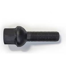 Wheel Bolt Round-Head R12 M12x1.50 35mm Black