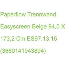 Beige Arbeitsplatzmatten Trennwand easyScreen beige 94,0