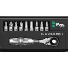 Wera 05073645001 Ratchet Set Kraftform Kompakt Zyklop Mini 1 Bit Screwdriver