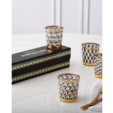 Negro Vasos de cóctel Jonathan Adler Boxed Versailles Set Cocktail Glass