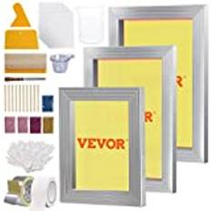 VEVOR Fournitures de bureau VEVOR Kit de Sérigraphie 3 Cadres De Sérigraphie En Aluminium 15.4 x 25.4 cm Transparents Pour T-Shirts