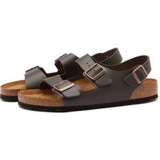 Birkenstock Milano Dark Brown Smooth Leather