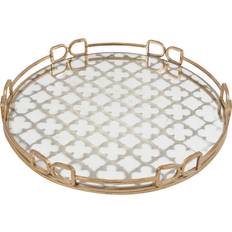 Glas Serveerschalen A&B Home Valentina Vintage Serving Tray