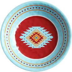 Melamine Serving Bowls HiEnd Accents Southwest Melamine 1-Piece Serving Bowl