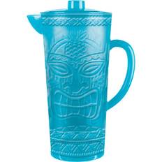 Plastic Serving Amscan Summer Tiki Embossed Pitcher 0.75gal