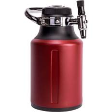 Acier Distributeurs de Boissons GrowlerWerks GO Portable Keg - - Rouge Distributeur de Boissons