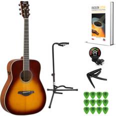 Musical Instruments Yamaha FG-TA TransAcoustic Electric Guitar Brown Sunburst