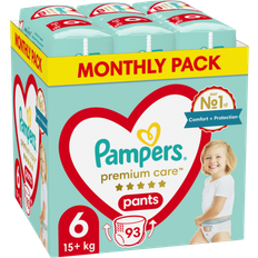 Pampers Pañales Pampers Premium Care Diapers Size 6 15+kg 93pcs