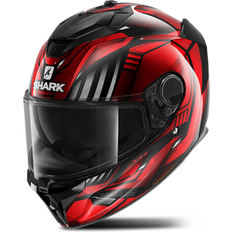 Shark Spartan GT Full Face Helmet - Black/Red/Grey