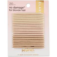 Hair Clips Scunci 4MM 20pcs No Damage Elastics