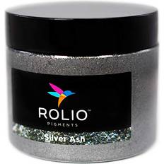 Silver Casting Rolio mica powder silver ash 50g for epoxy resin, candle, cosmetic making