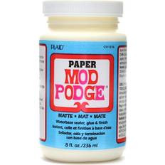 Allround Glue Plaid Mod Podge Medium Formulas Paper Matte 8 Oz. [Pack Of 2] 2PK-CS11236 Clear