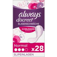 Always Protections Menstruelles Always Discreet Protège-Slips Normal 28 Pièces