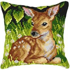 Orchidea needlepoint cushion kit roe deer 9566