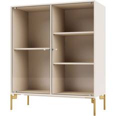 Montana Furniture Armarios Montana Furniture Ripple II 69.6 x 82.2 x 30 cm Oat-ben Brass Vitrina de cristal