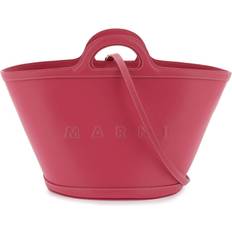 Pink Bucket Bags Marni Tropicalia Lædertaske Dame - Lyserød