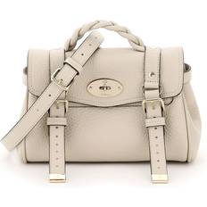 Mulberry Womens Chalk White Alexa Mini Leather Satchel bag