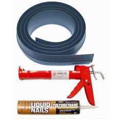 Gray Garage Door Openers Tsunami Seal 10.25 ft. Gray Garage Door Threshold Seal Kit