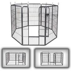 Zoomundo 8 panel pet play pen dog puppy animal rabbit cage garden fence