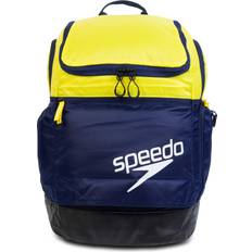 Schwimmtaschen Speedo Unisex Erwachsene Teamster 2.0 Rucksack 35L Rucksack, Marine/Gelb/Schwarz, Einheitsgröße