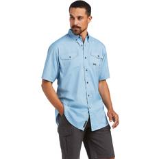 Work Tops Ariat Men's Rebar Made Tough VentTEK Durastretch Short Sleeve Work Shirt