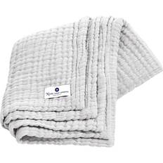 Nordic Coast Company 4 in 1 Baby Musselindecke Grau