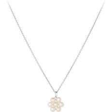 Pernille Corydon Ocean Bloom Necklace - Silver/Pearls