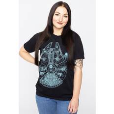 Millenium falcon Star Wars Millenium Falcon Blueprint T-Shirt black