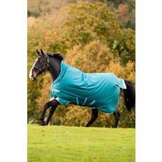 Nylon Equitazione Horseware Amigo Bravo Coperta da turnout con collo alto, Storm Green