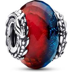 Pandora Game of Thrones Ice & Fire Dragons Dual Charm - Silver/Red/Blue