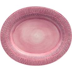 Mateus Plateaux de Service Mateus Stripes 30x35 cm Rose Plat de service