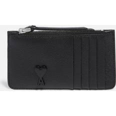Tegnebøger & Nøgleringe Ami Paris De Coeur Zipped Card Holder Black OS