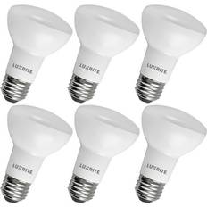 Light Bulbs Luxrite BR20 LED Light Bulbs 6.5W=45W 6500K Daylight Dimmable 1100 Lumen E26 6 Pack