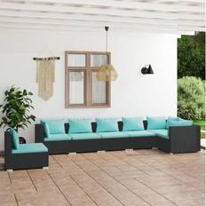 Plastic Outdoor Lounge Sets vidaXL Patio Poly Outdoor Lounge Set