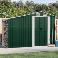 vidaXL Garden Shed Green 277 x 93 x 179 cm (Building Area )