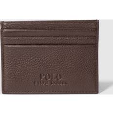 Polo Ralph Lauren Plånbok I Pebblat Brunt Läder - OSFA