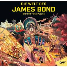 Laurence King Verlag världen av James Bond-pussel, gul