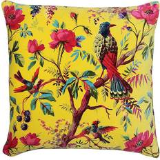 Scatter Cushions Paoletti Paradise Bird Cushion Cover Yellow