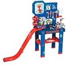 Plastique Outils de Jouet Smoby Atelier de bricolage Etabli Spidey et ses amis extraordinaires avec piste de lancement à construire