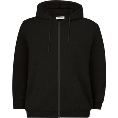 Bekleidung Jack & Jones Plus Einfarbig Sweatshirt Schwarz