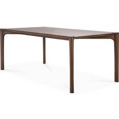 Teaks Dining Tables Ethnicraft PI Indoor Tisch Teakholz Lackiert Esstisch