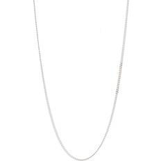 Herre Halskjeder Tom Wood Curb Chain Necklace Silver Sølv One