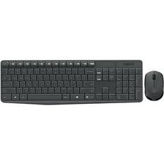 Standard tastatur - Trådløs Tastaturer på tilbud Logitech MK235 Wireless Mouse Combo RF