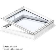 Ovenlysvindue elektrisk Velux oplukkelig Integra CVP 060060 0673QV Aluminium Ovenlysvindue Vindue med 3-lags glas 60x80cm