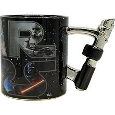 Silver Buffalo Star Wars Lightsaber Handle Ceramic Mug 20 Ounces Taza