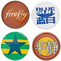 Giallo Sottobicchieri Quantum Mechanix Firefly/ Serenity Tin Coasters Set of 4 Sottobicchiere 4pcs