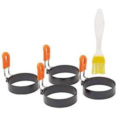 Gray Egg Rings Juvale Steel Mould Oil Brush Egg Ring