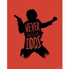 Komar Wandbild Star Wars Silhouette Quotes Han Solo